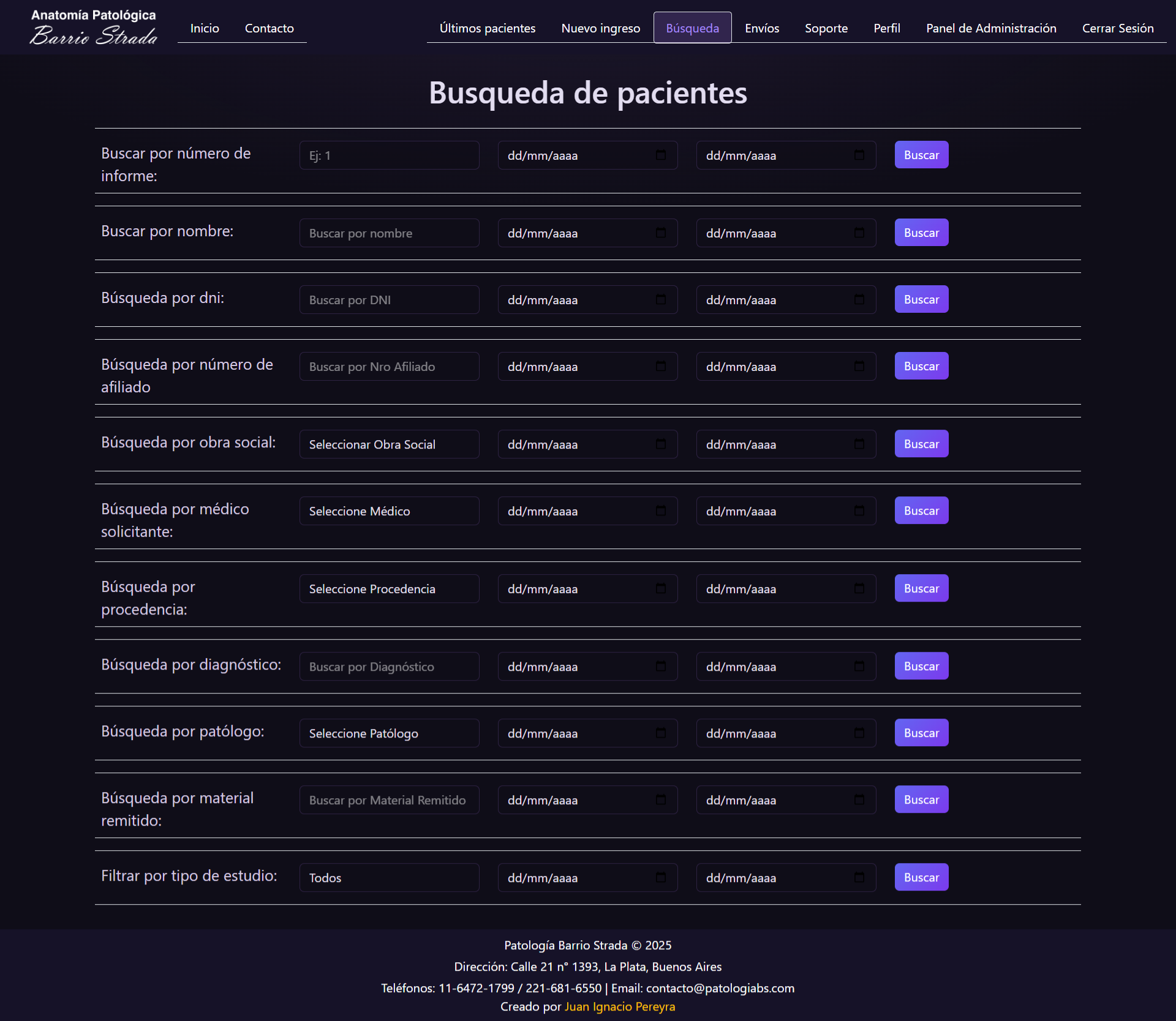 Imagen del proyecto Anatomía Patológica Barrio Strada