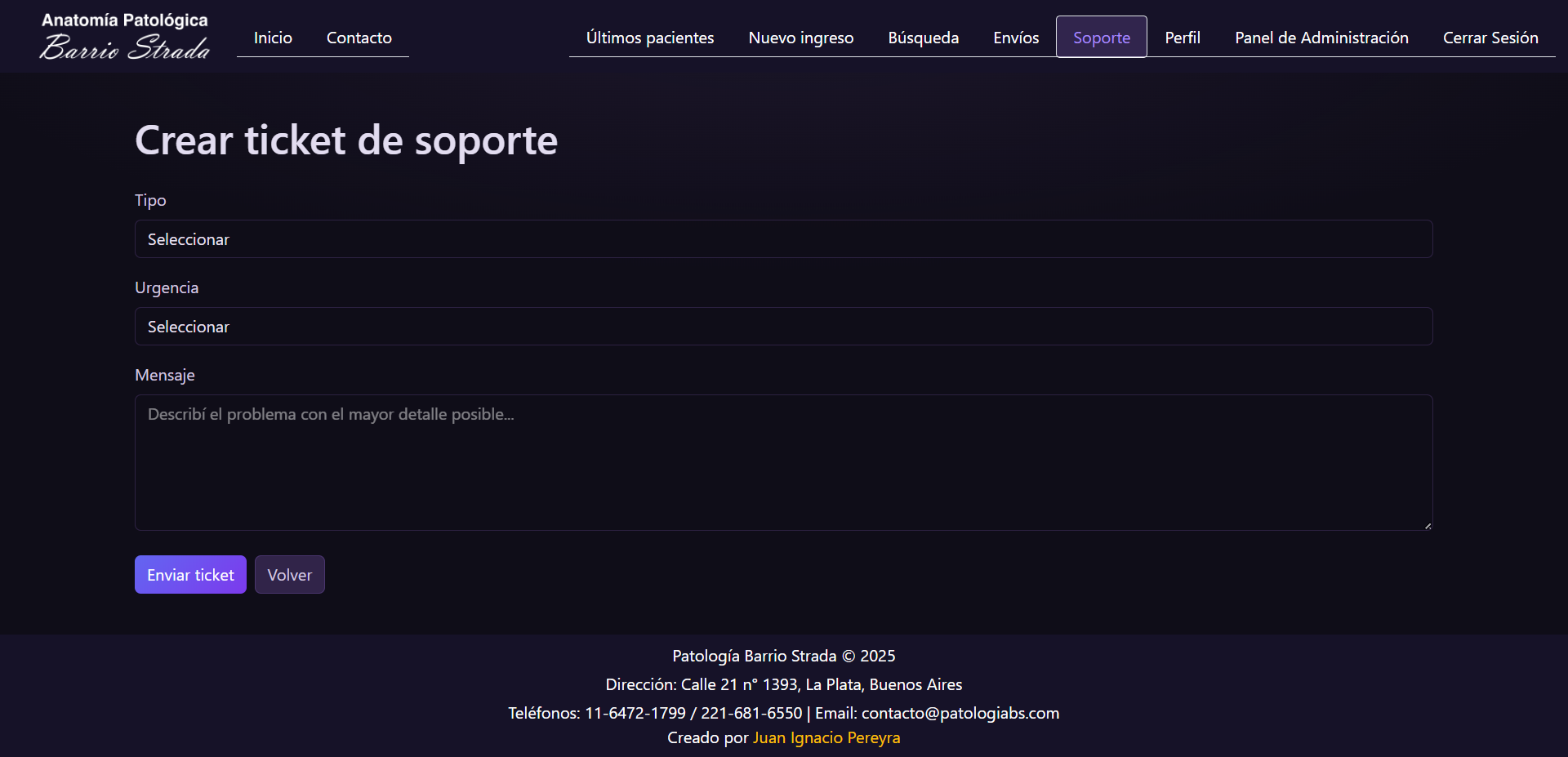 Imagen del proyecto Anatomía Patológica Barrio Strada