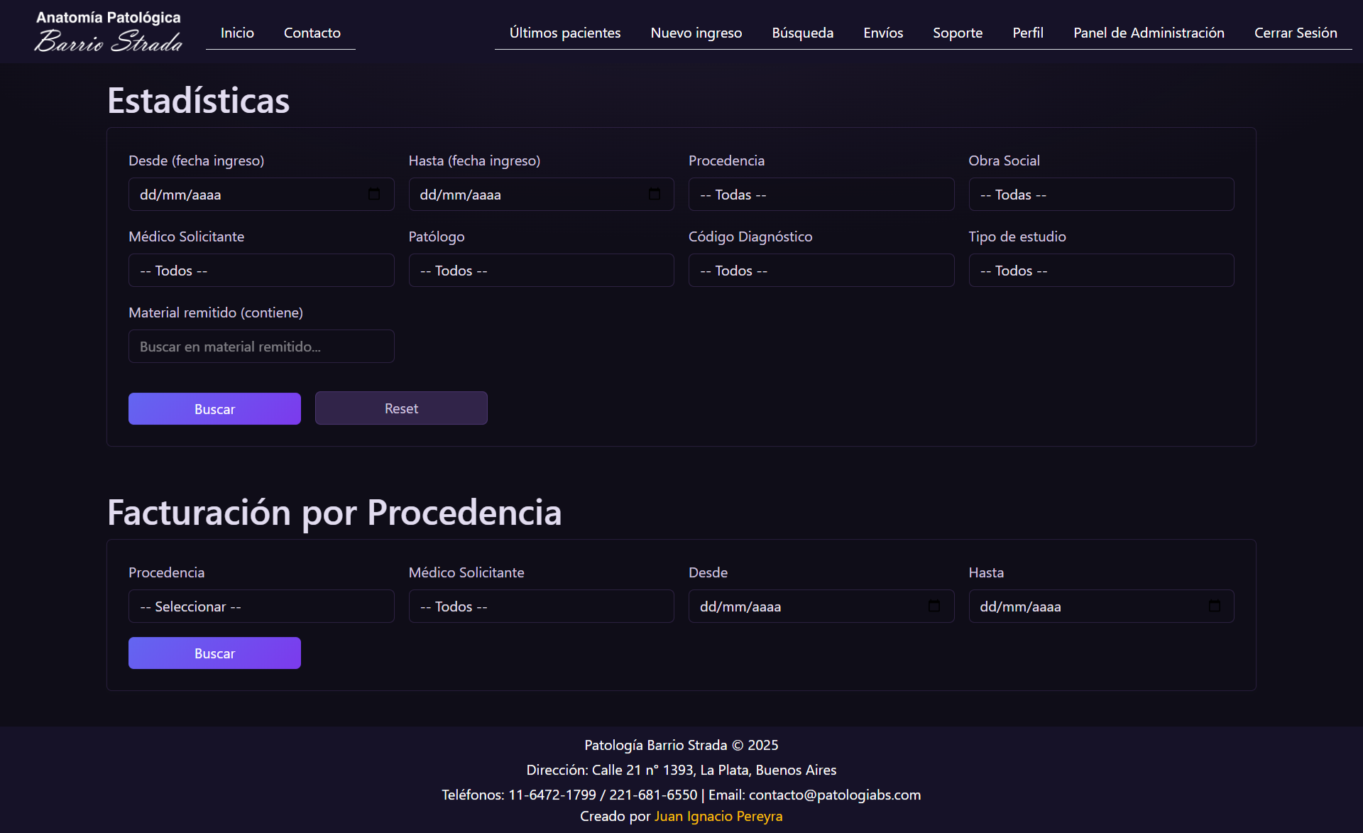 Imagen del proyecto Anatomía Patológica Barrio Strada