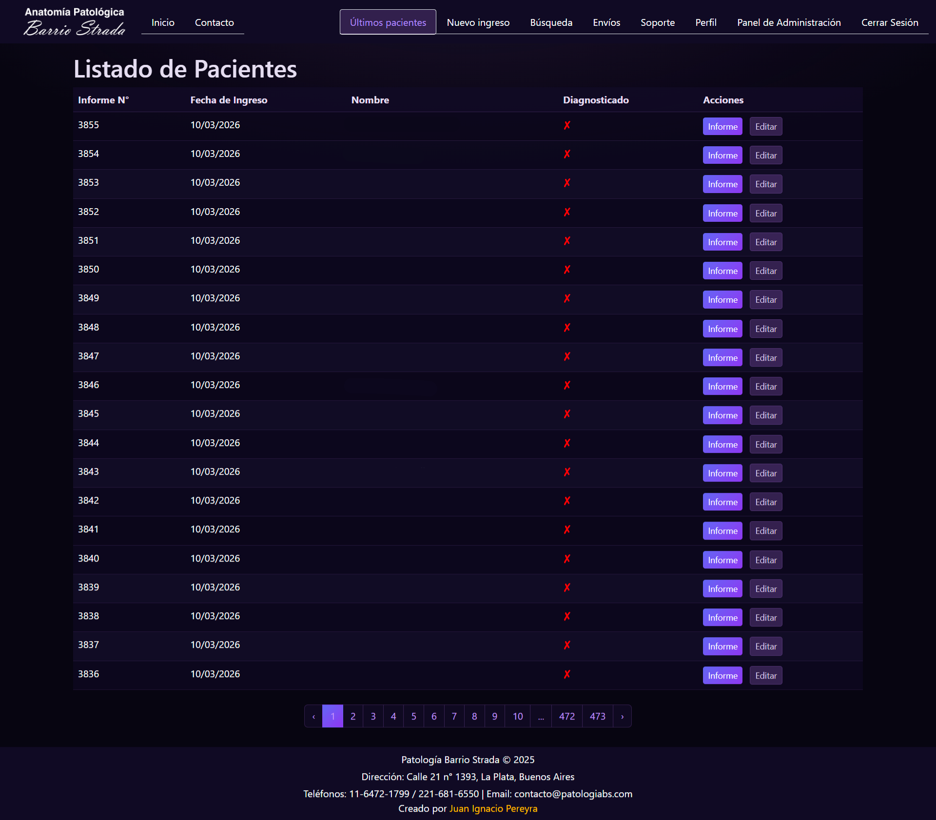 Imagen del proyecto Anatomía Patológica Barrio Strada