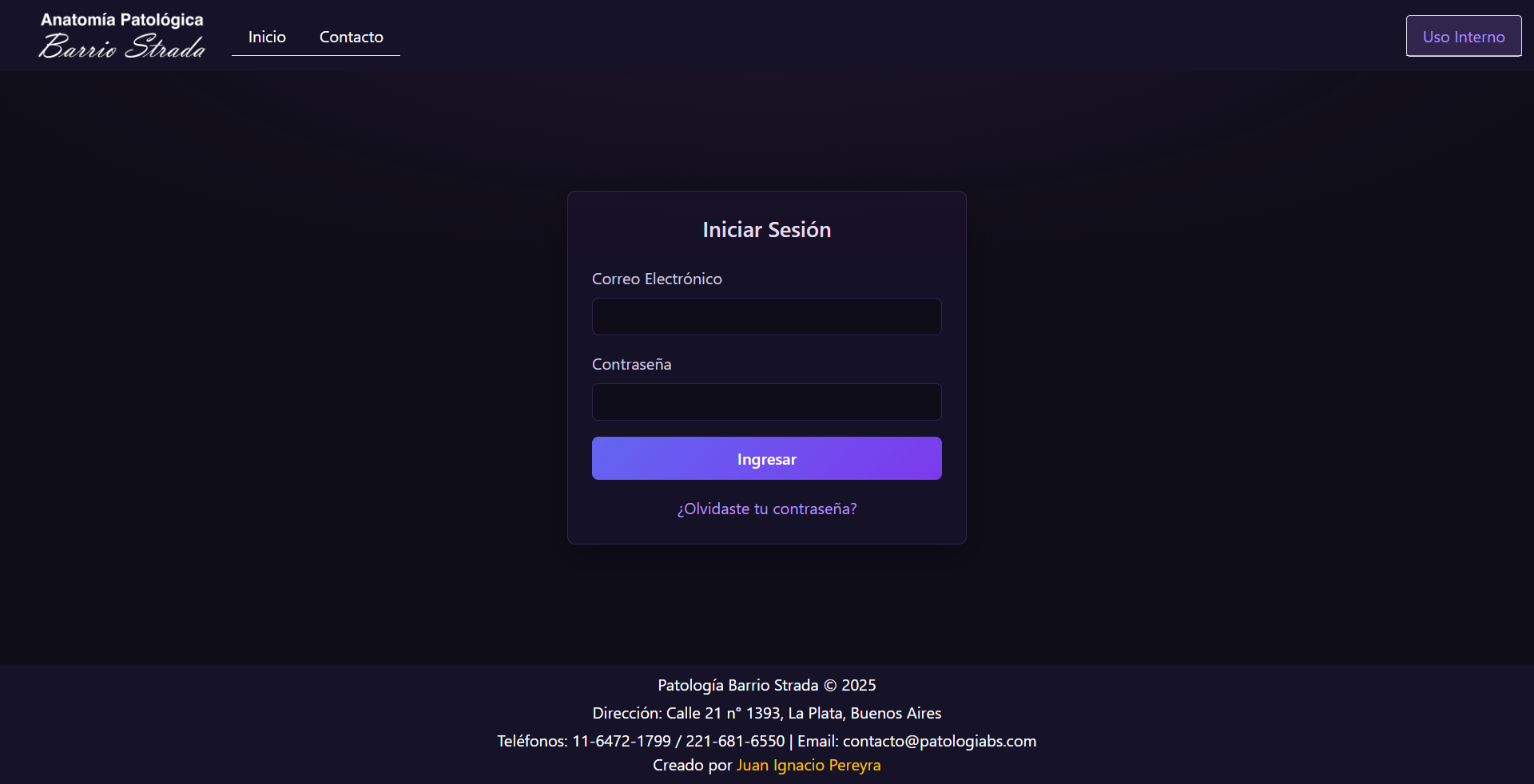 Imagen del proyecto Anatomía Patológica Barrio Strada