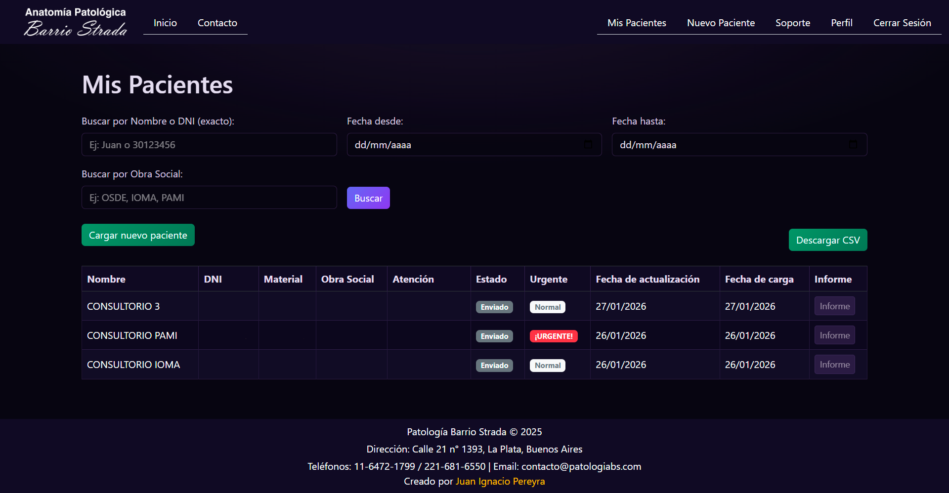 Imagen del proyecto Anatomía Patológica Barrio Strada